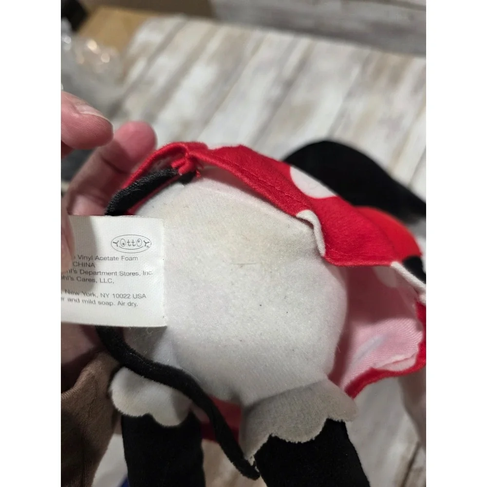 Disney Minnie Mouse Plush Toy Lot Red Rainbow‎ Pink Outfits